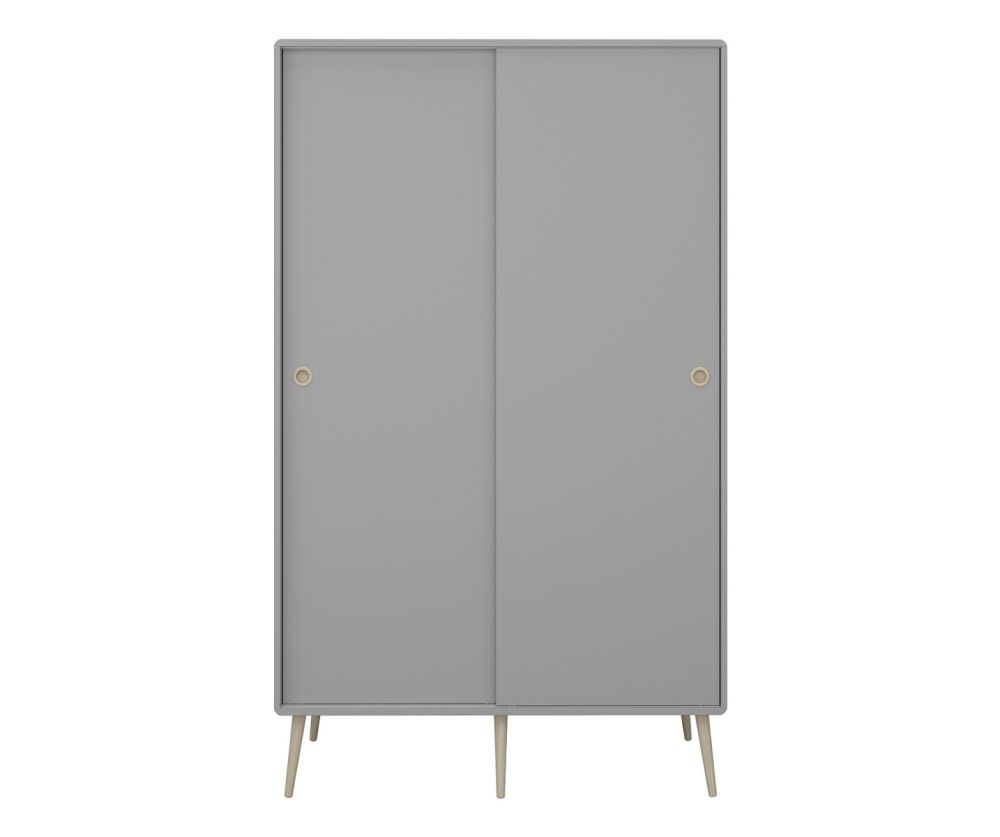 FTG Softline Grey 2 Door Sliding Wardrobe