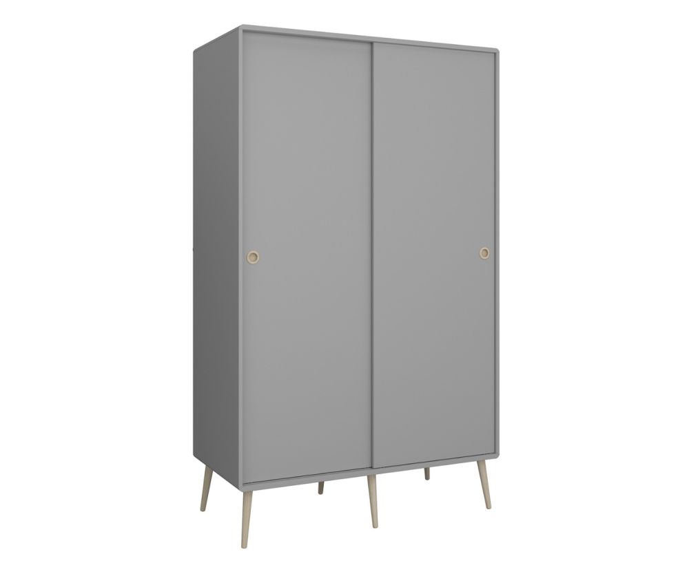 FTG Softline Grey 2 Door Sliding Wardrobe