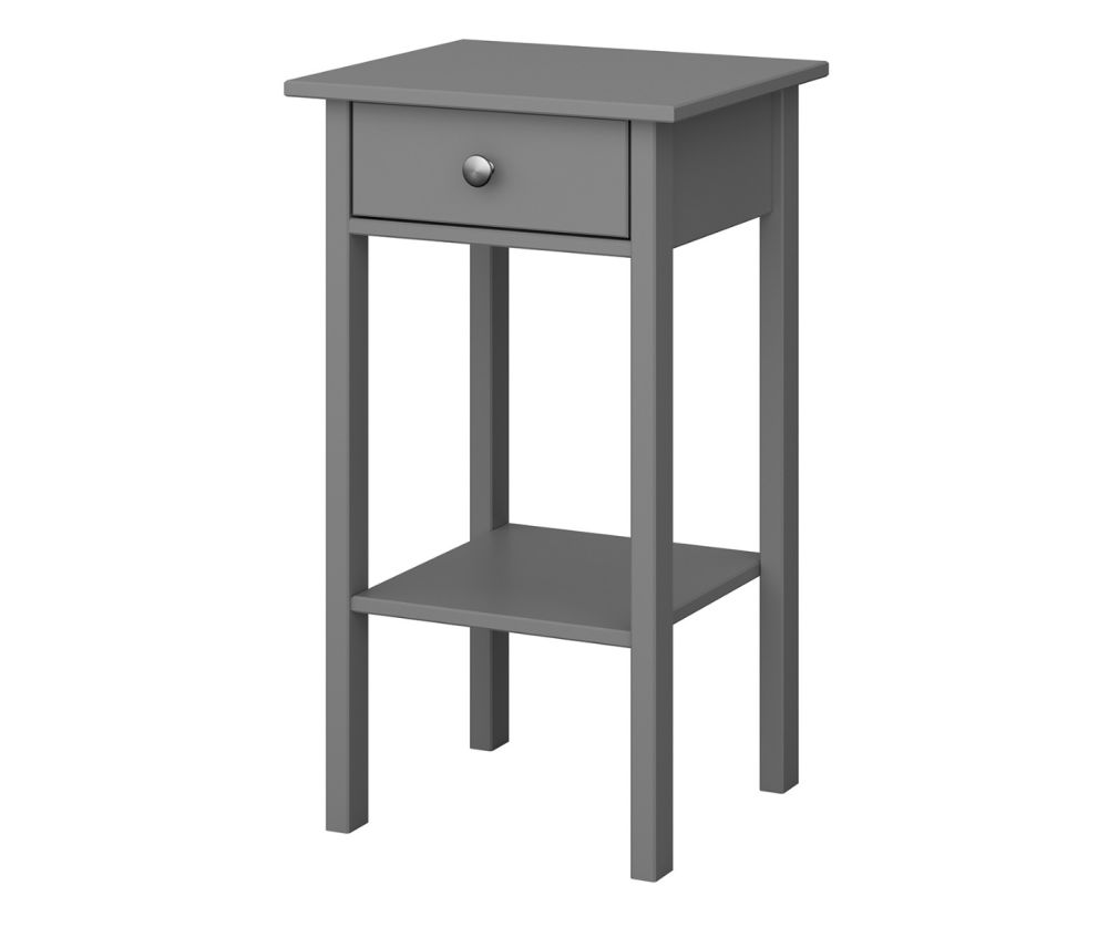 FTG Tromso Grey 1 Drawer Nightstand 