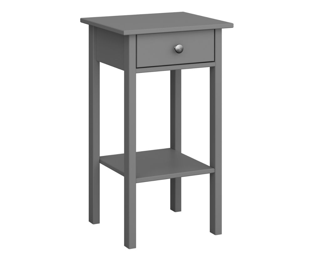 FTG Tromso Grey 1 Drawer Nightstand 