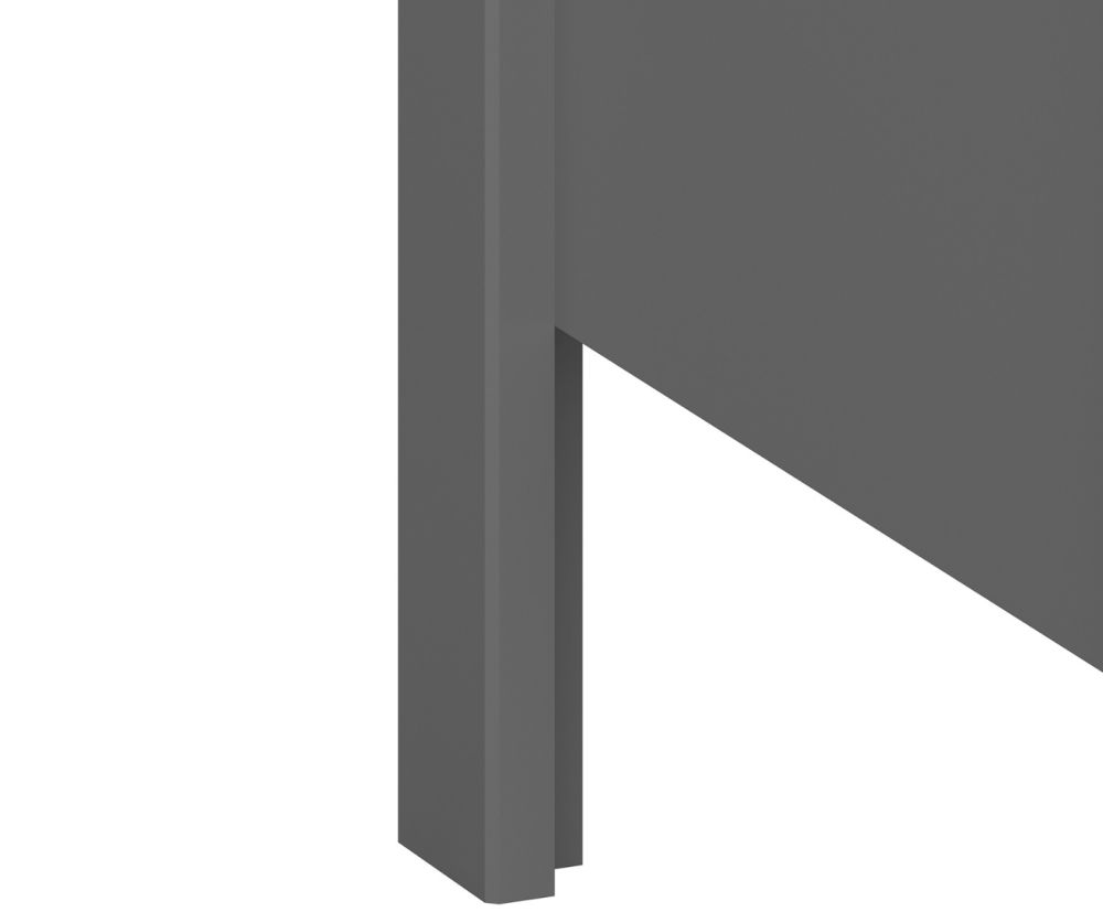 FTG Tromso Grey 5 Drawer Narrow Chest