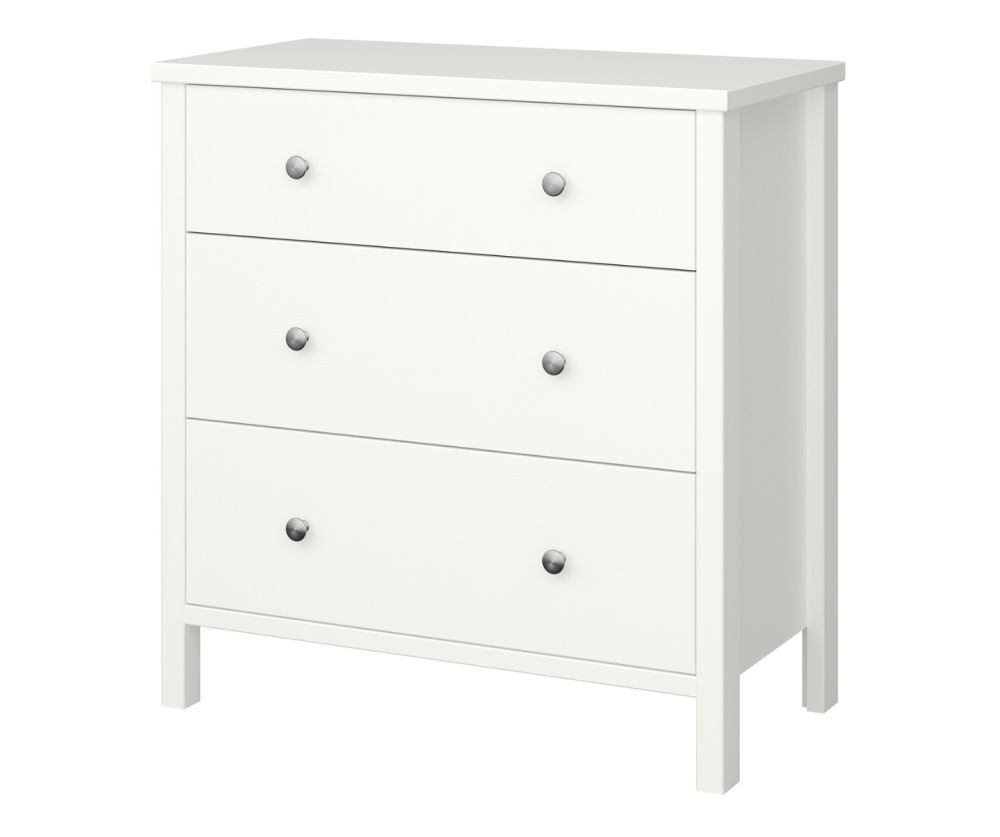 FTG Tromso Off White 3 Drawer Chest