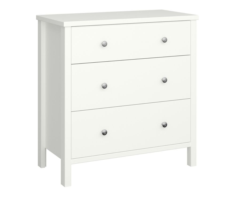FTG Tromso Off White 3 Drawer Chest