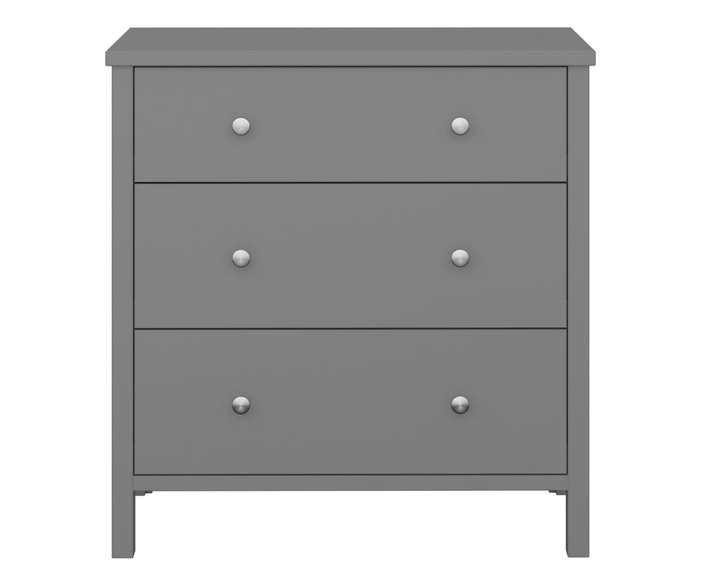 FTG Tromso Grey 3 Drawer Chest