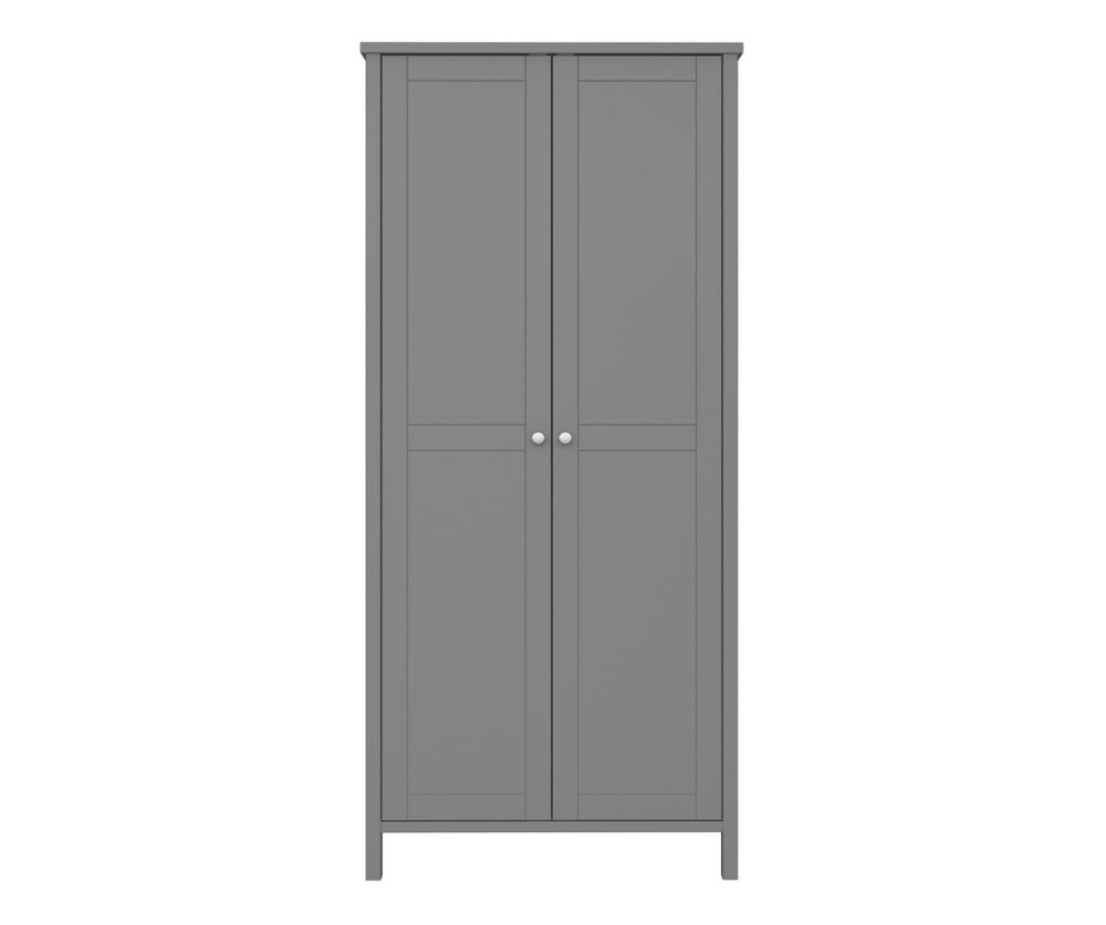FTG Tromso Grey 2 Door Wardrobe 