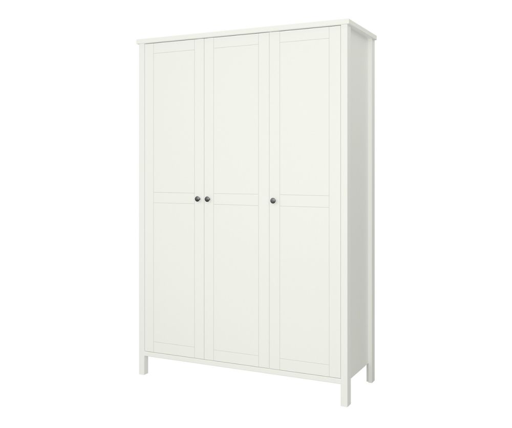 FTG Tromso Off White 3 Door Wardrobe 