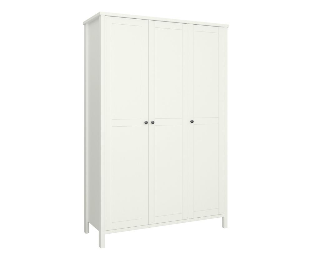 FTG Tromso Off White 3 Door Wardrobe 