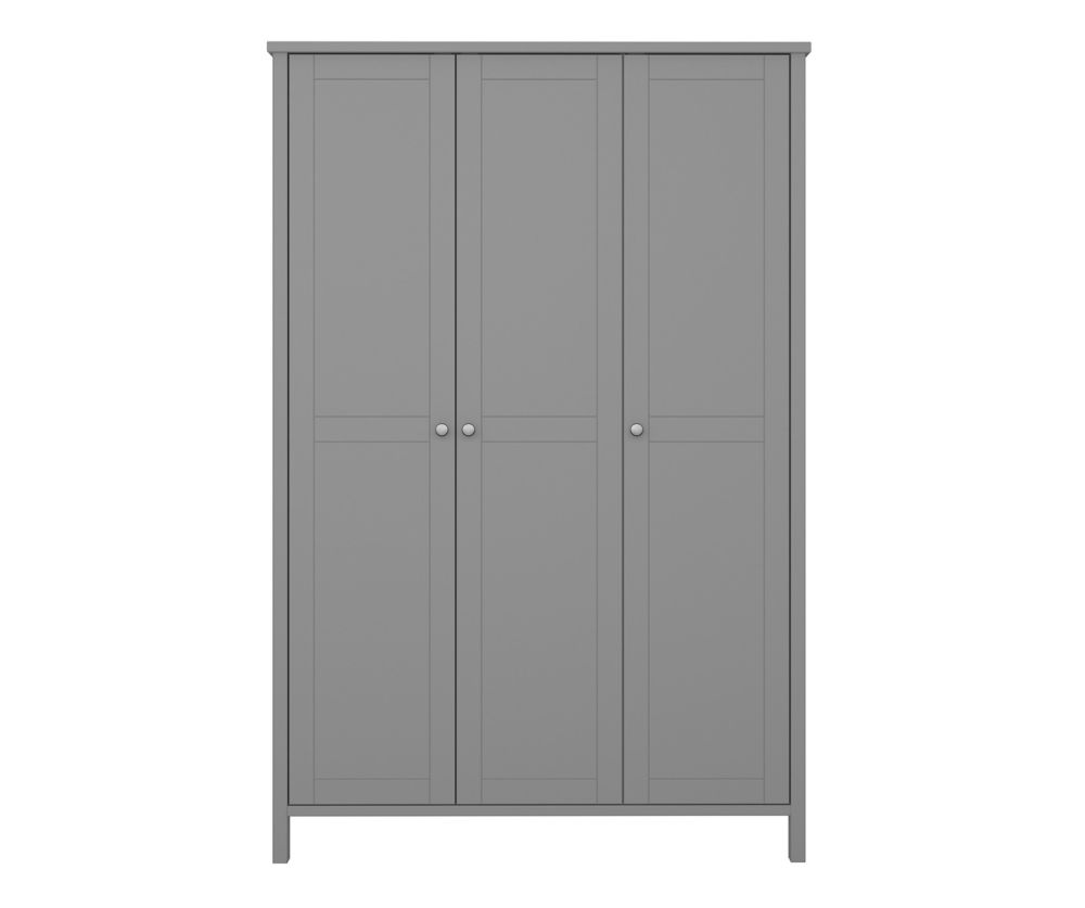 FTG Tromso Grey 3 Door Wardrobe 