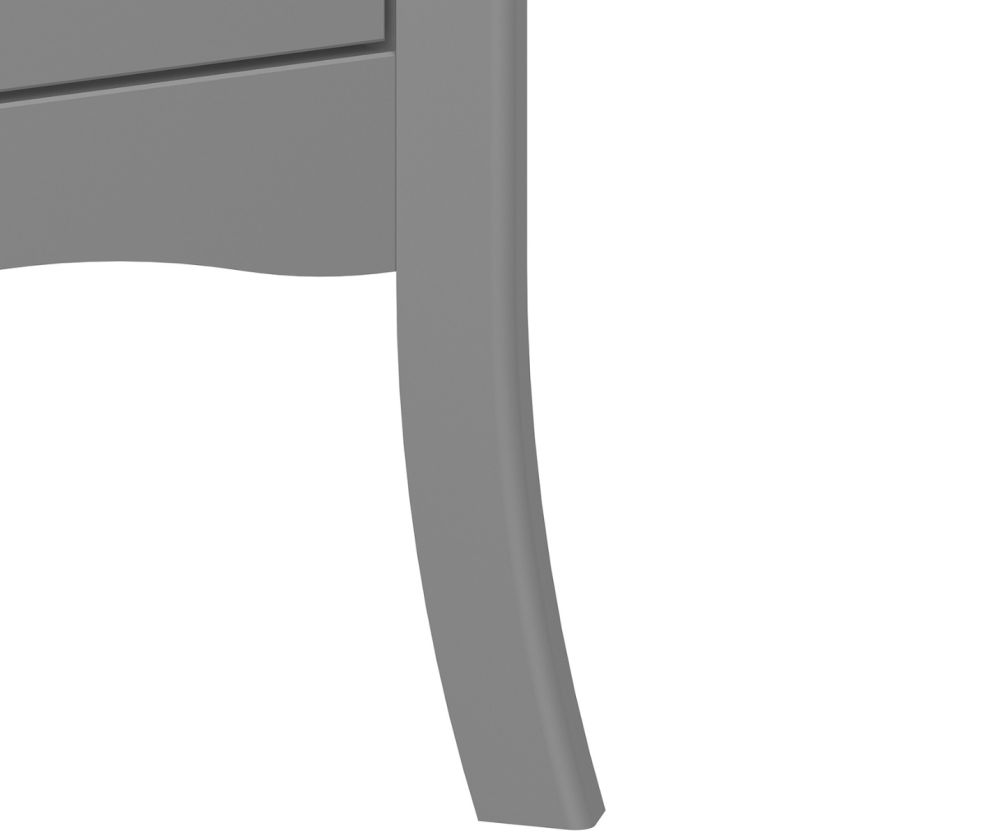 FTG Baroque Grey 3 Drawer Wide Chest