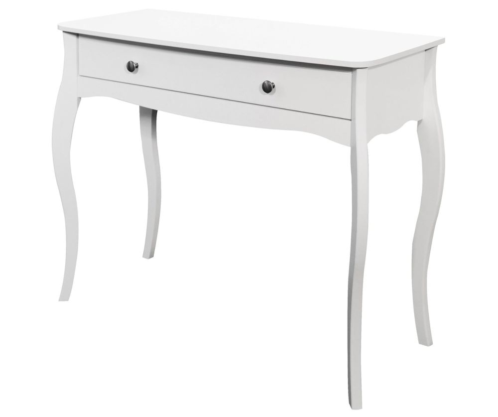 FTG Baroque White 1 Drawer Vanity 