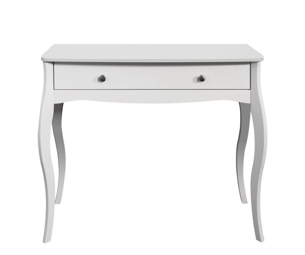 FTG Baroque White 1 Drawer Vanity 