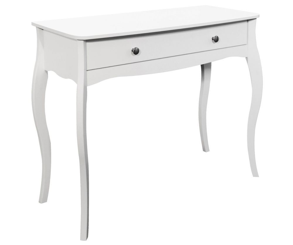 FTG Baroque White 1 Drawer Vanity 