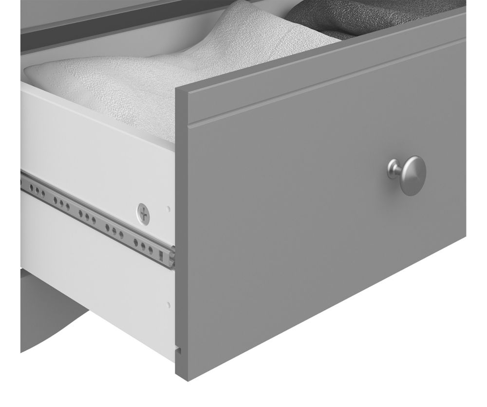 FTG Baroque Grey 1 Drawer Vanity 