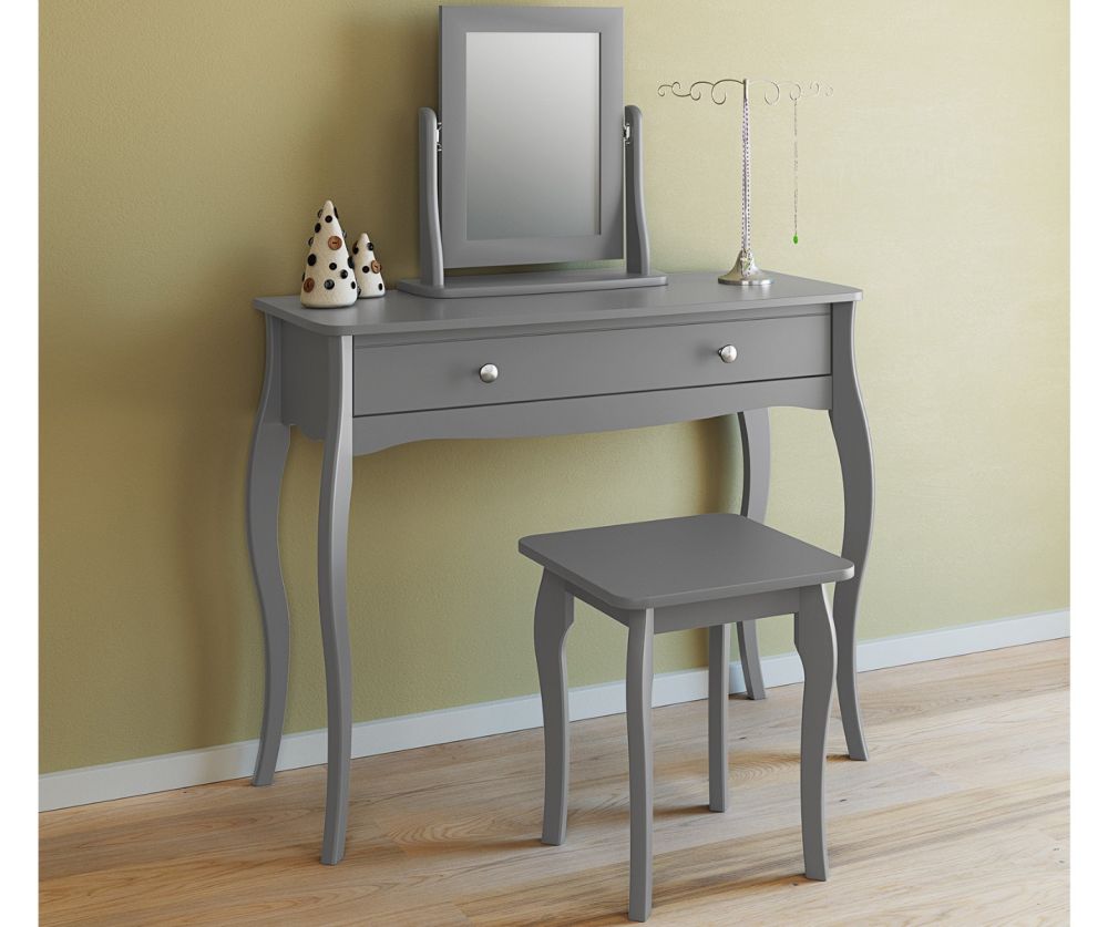 FTG Baroque Grey 1 Drawer Vanity 