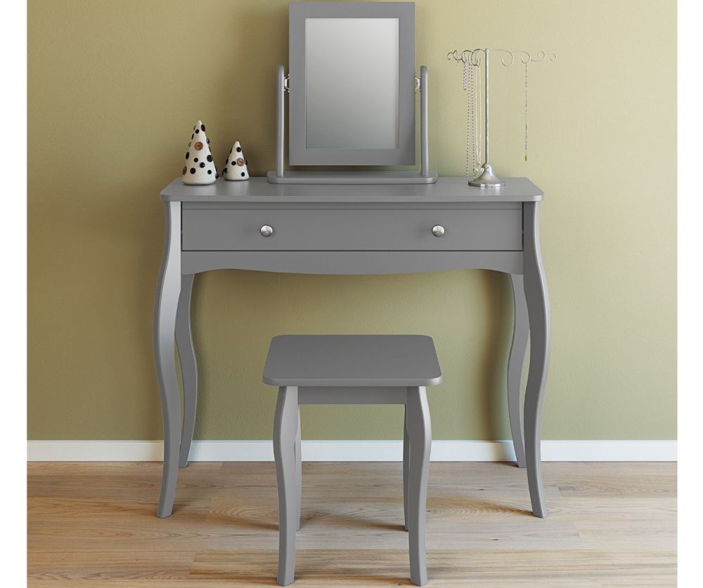 FTG Baroque Grey 1 Drawer Vanity 