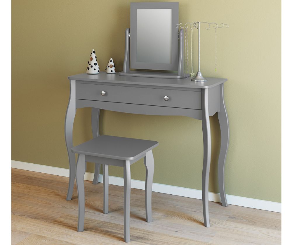 FTG Baroque Grey 1 Drawer Vanity 