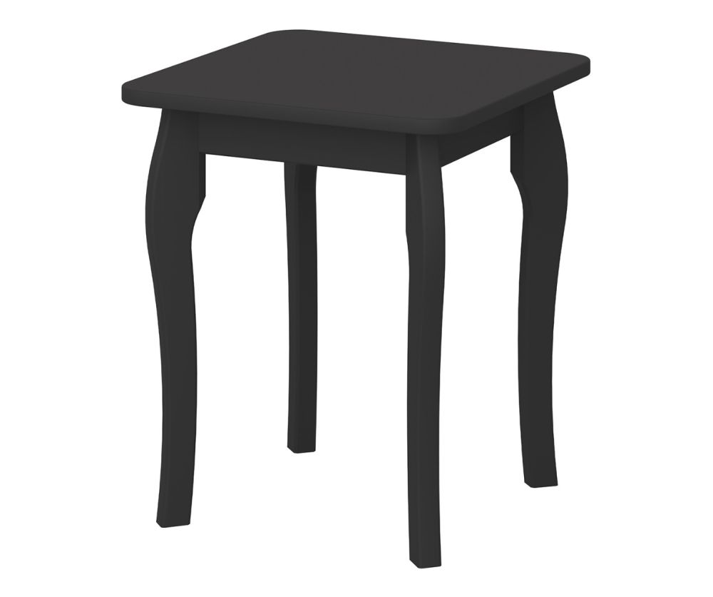 FTG Baroque Black Stool 
