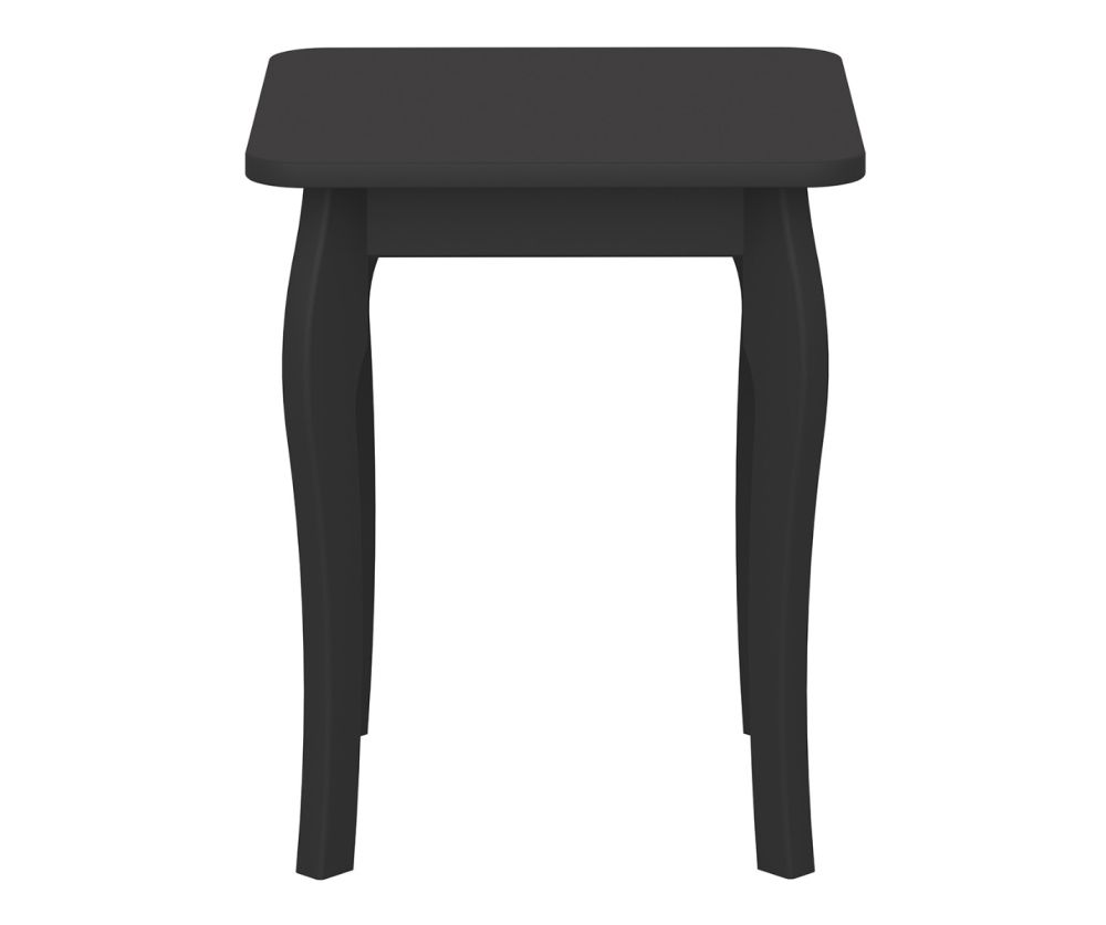 FTG Baroque Black Stool 