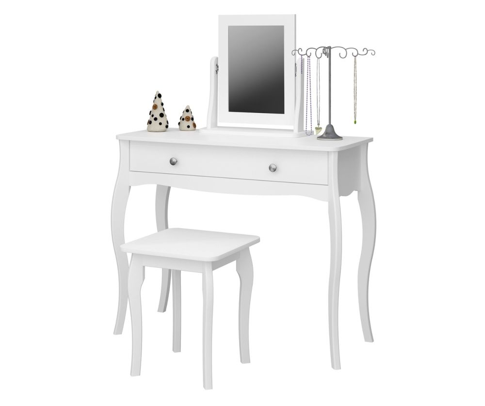 FTG Baroque White Mirror 
