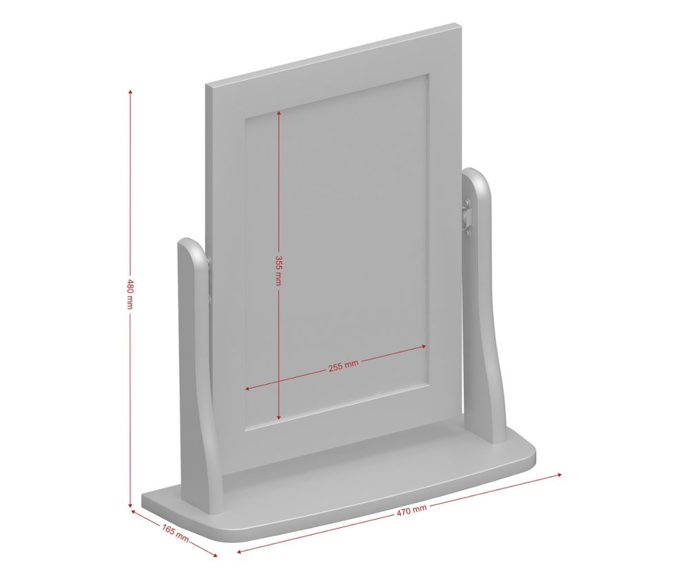 FTG Baroque White Mirror 