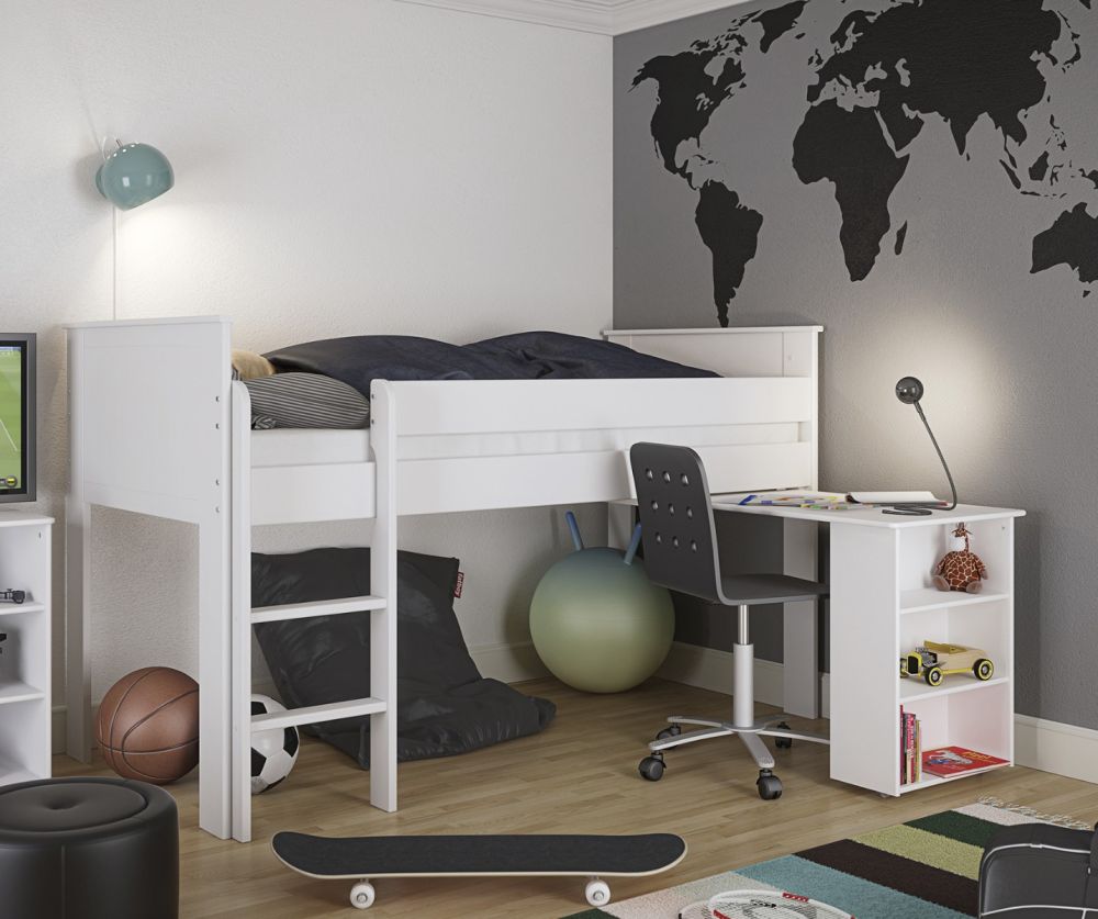 FTG Steen for Kids White Pull Out Desk