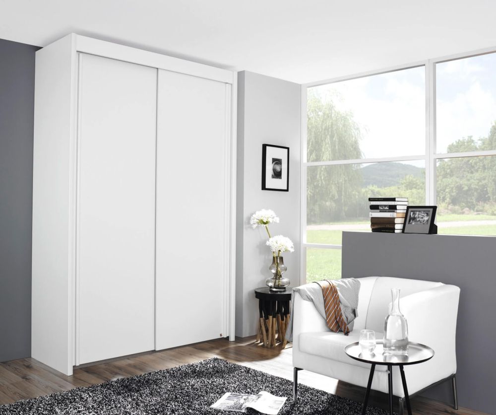 Rauch Imperial Alpine White 2 Door Sliding Wardrobe (W181cm)