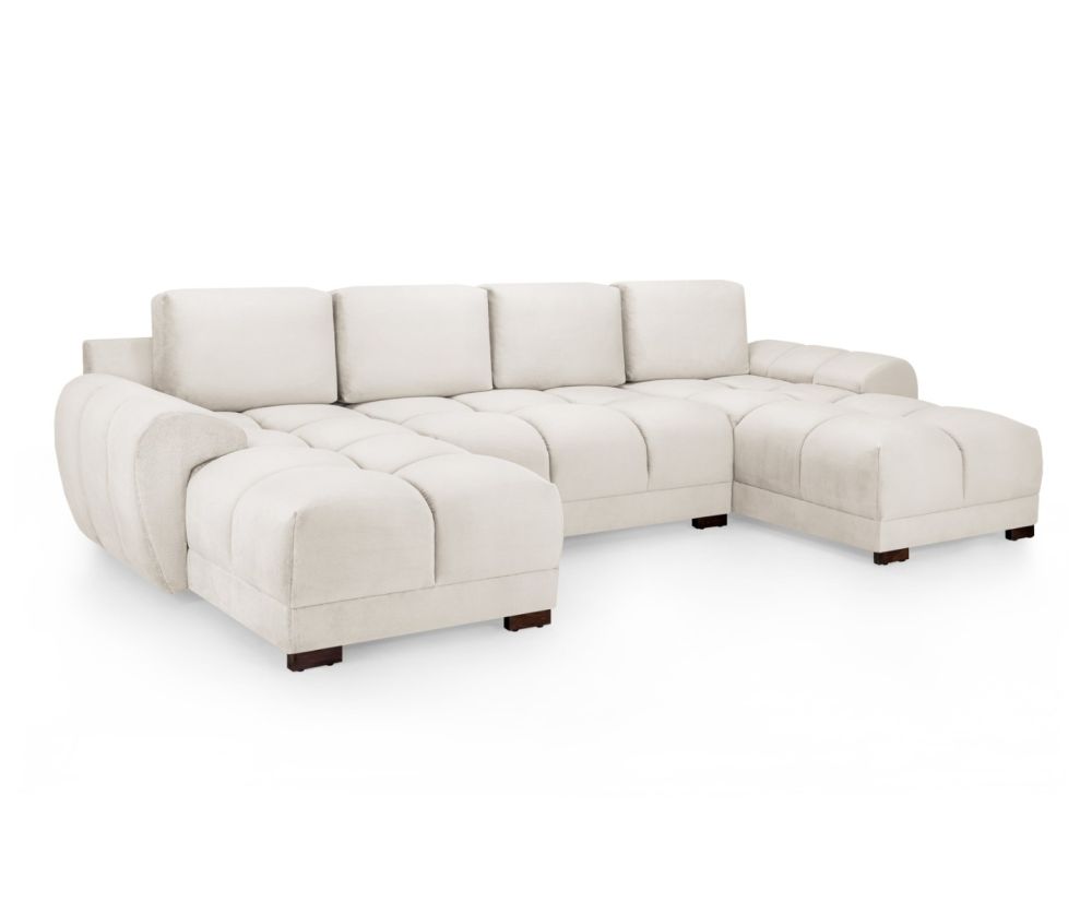 Azzuro Sofa Cream U Shape Corner