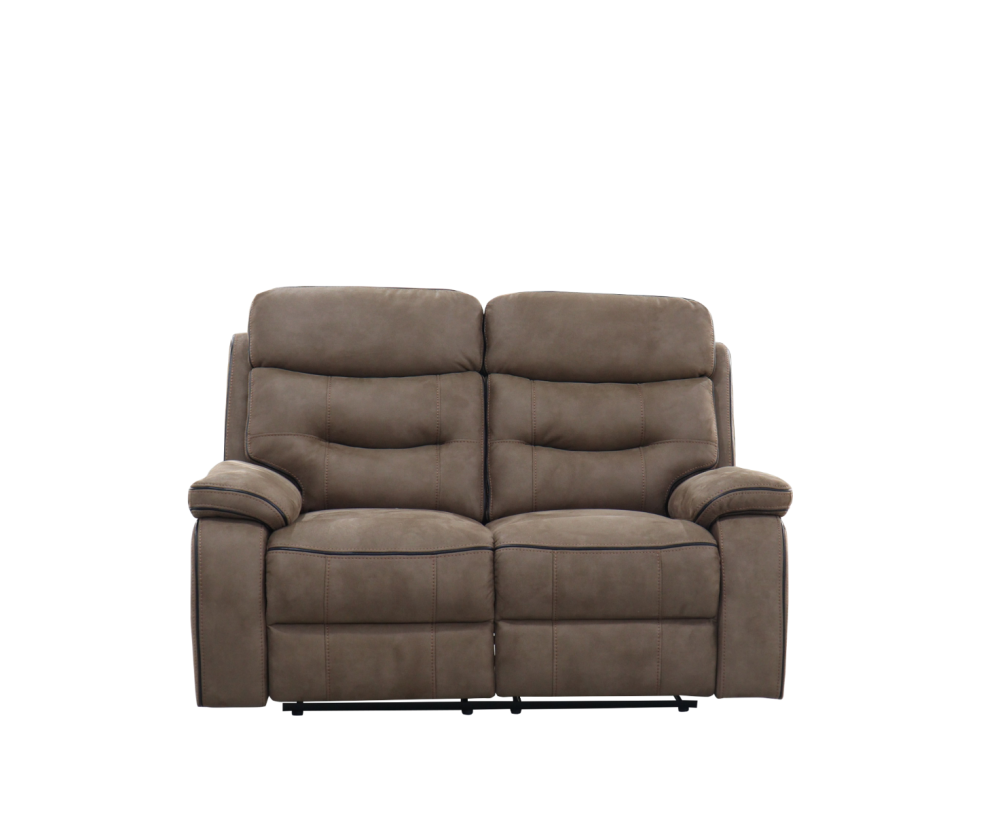 Gabrielle Brown Fabric Recliner 3+2 Sofa Set