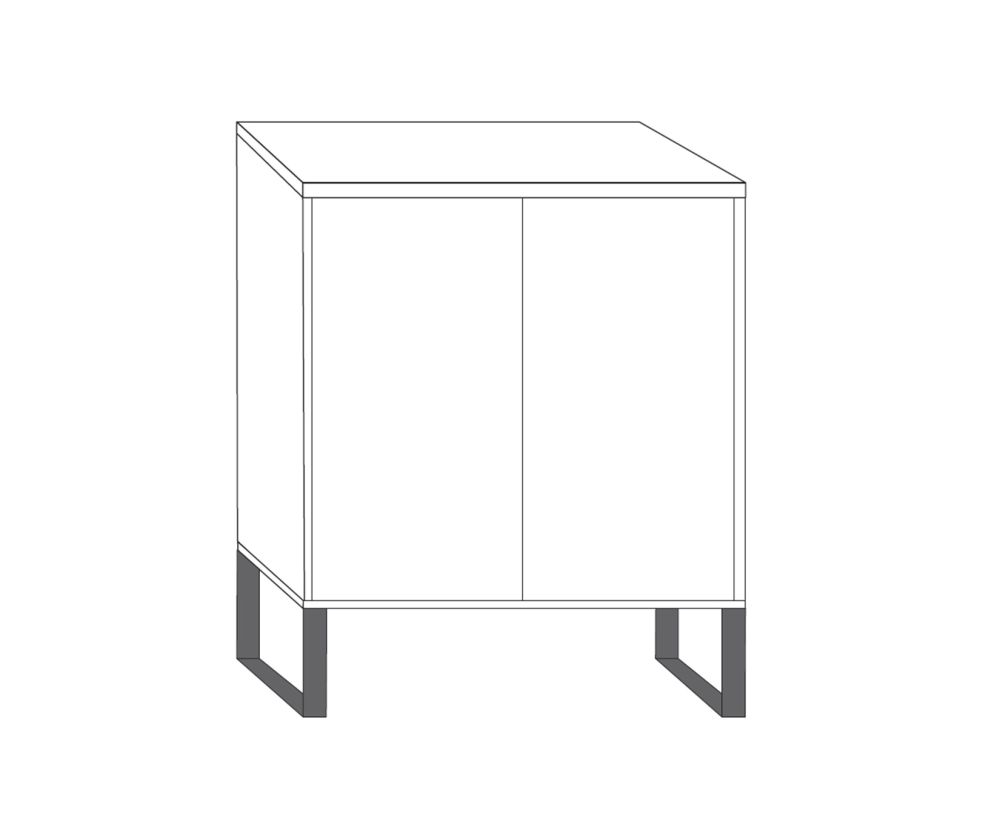 Wiemann Brussels 2 Door Dresser - H 89cm