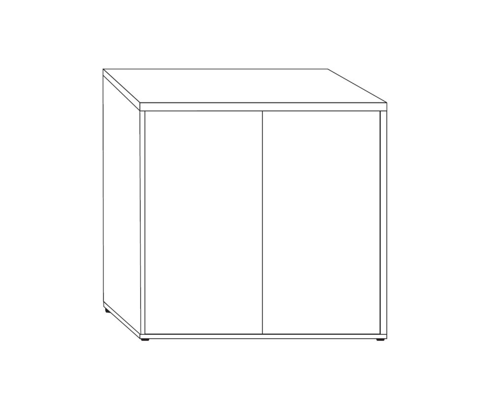 Wiemann Brussels 2 Door Dresser - H 86cm