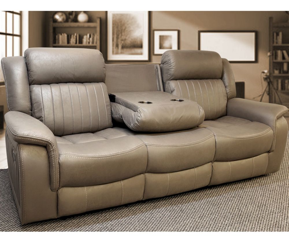 Oxford Grey Recliner 2 Seater Sofa 
