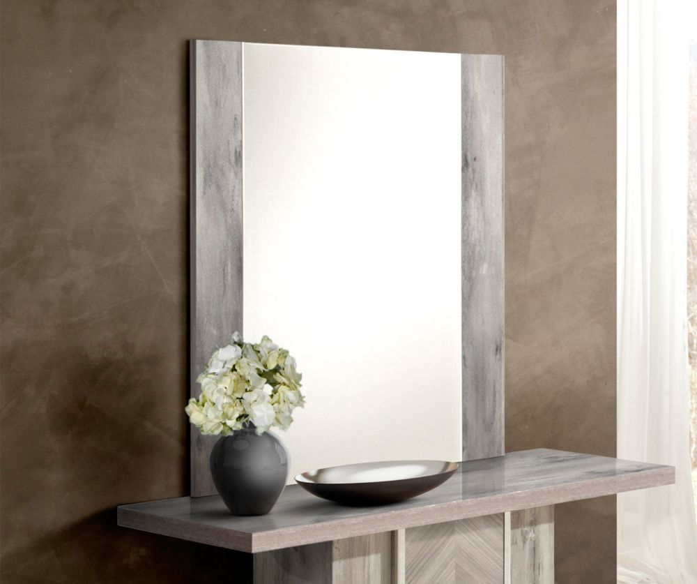 H2O Design Alexa Light Grey Italian Console Mirror