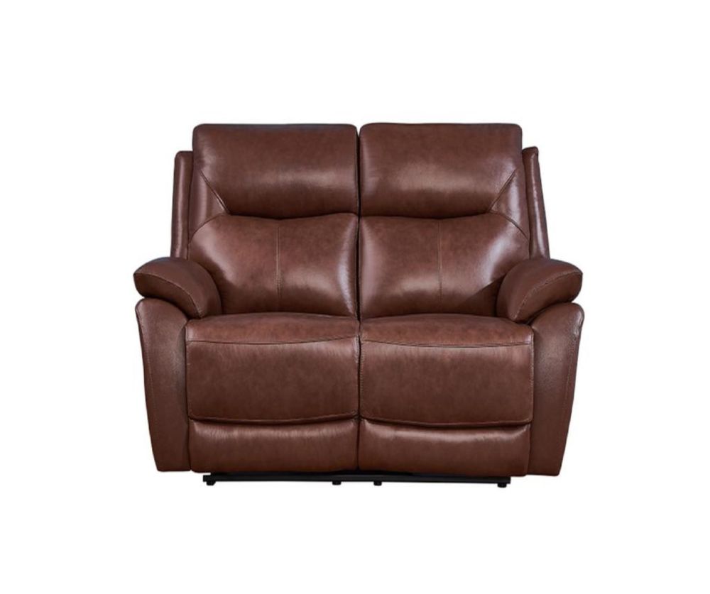 Rimini Tan Leather 2 Seater Sofa
