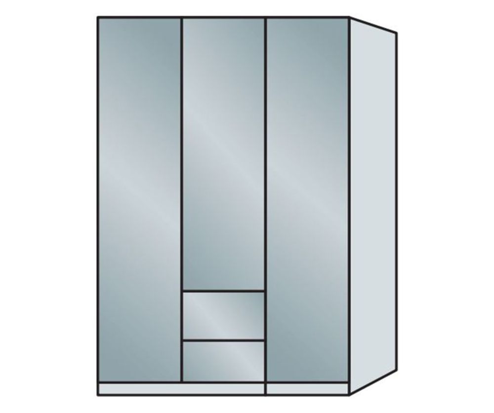 Wiemann Vip Asmara 3 Door Combi  Wardrobe – W150cm