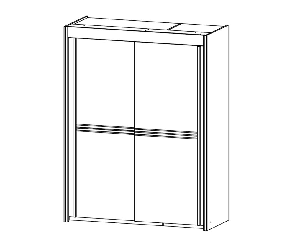 Rauch Ravello Sliding Wardrobe with 3 Strips Front