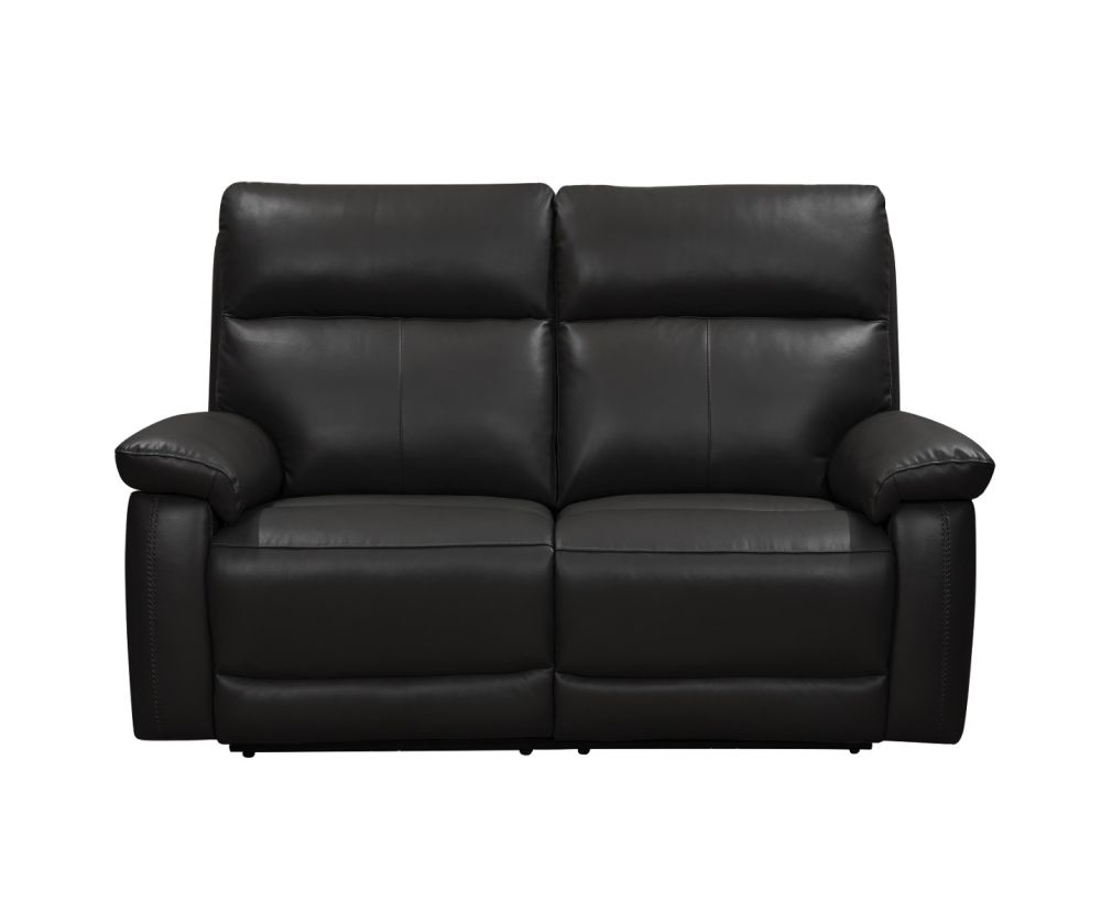 Brooklyn Black Leather Recliner 3 Seater Sofa