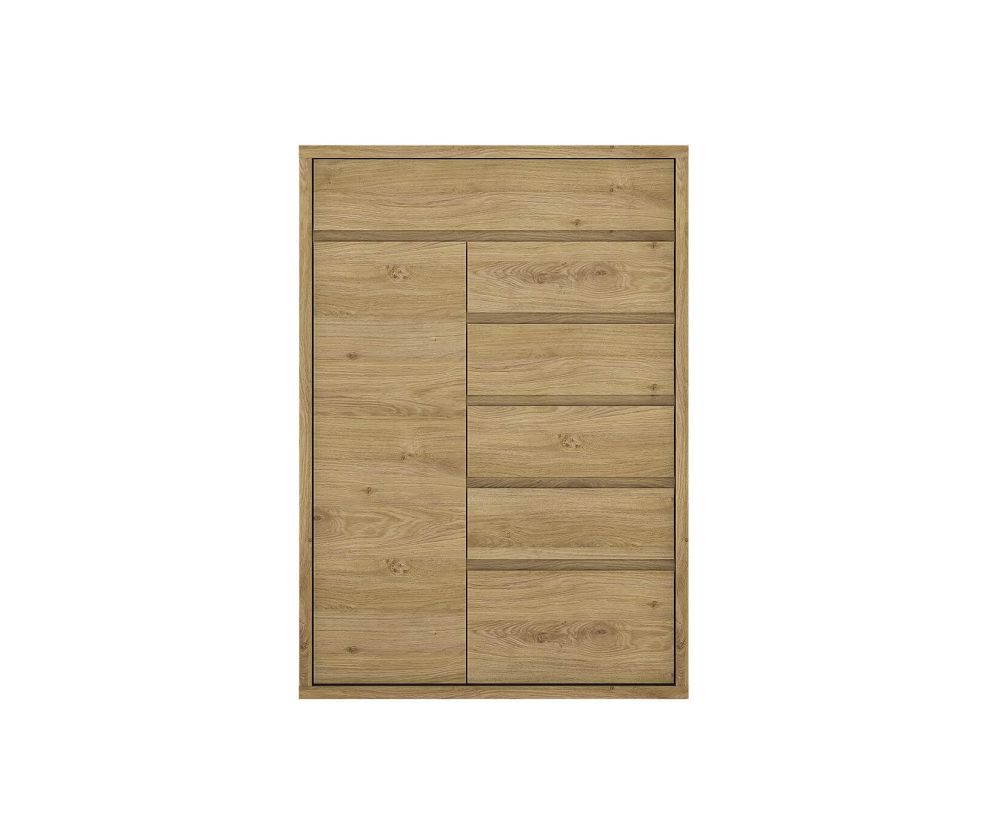 FTG Shetland 1 Door 6 Drawer Cupboard