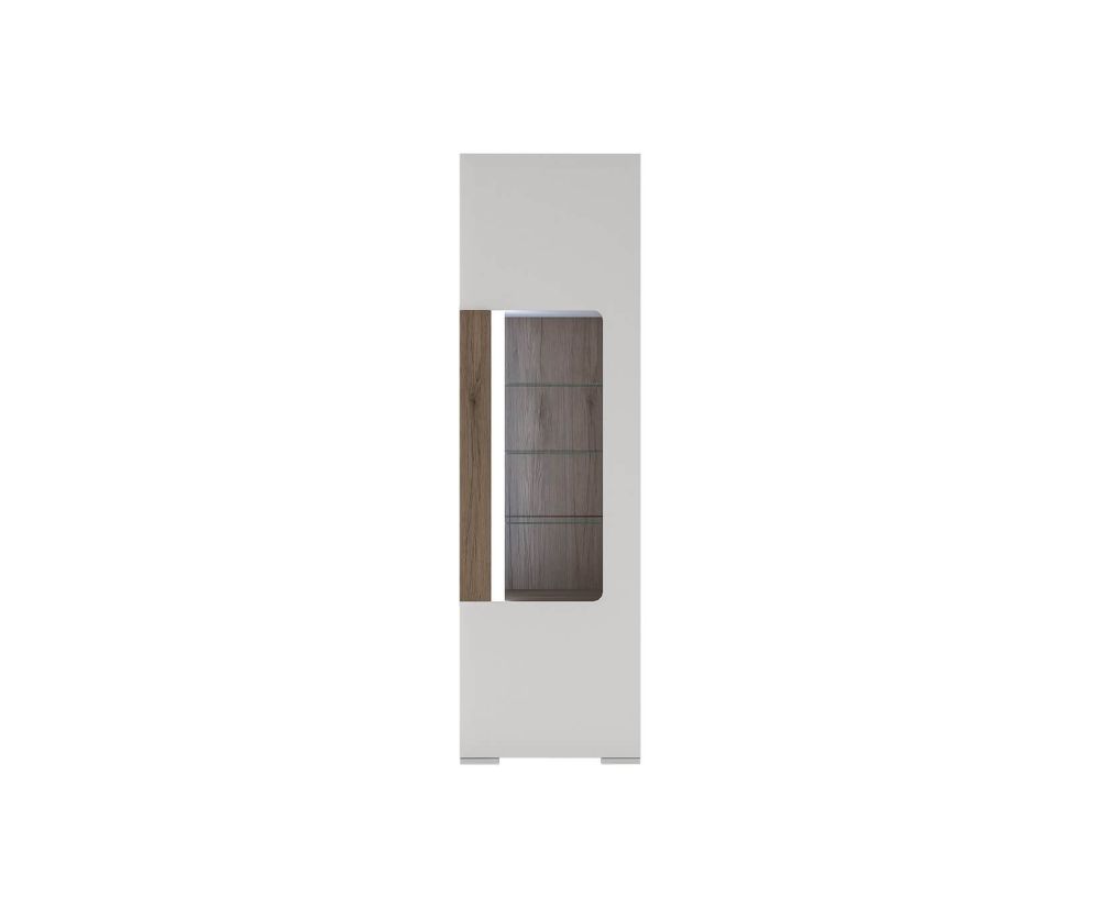 FTG Toronto Tall Narrow Glazed Display Cabinet