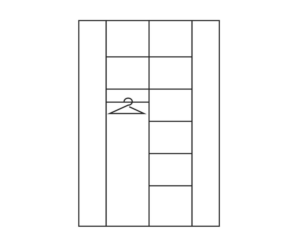FTG Angel Corner Fitted Wardrobe