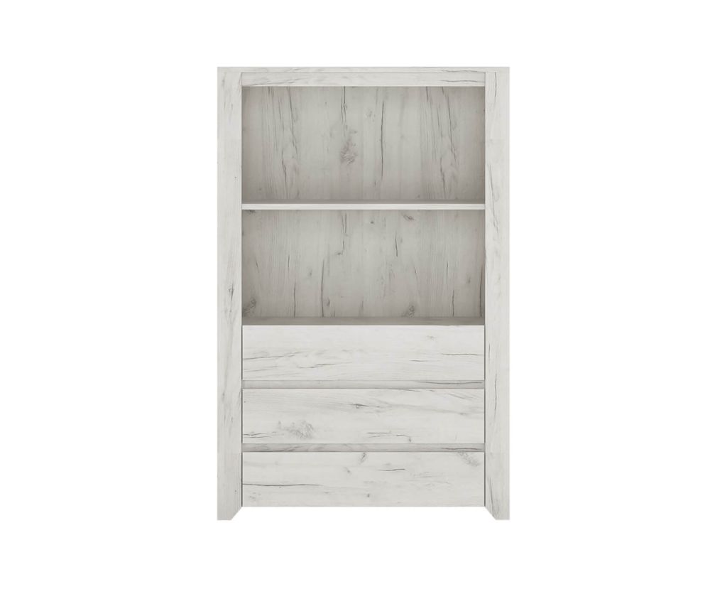 FTG Angel 3 Drawer Cupboard with Open Shelf