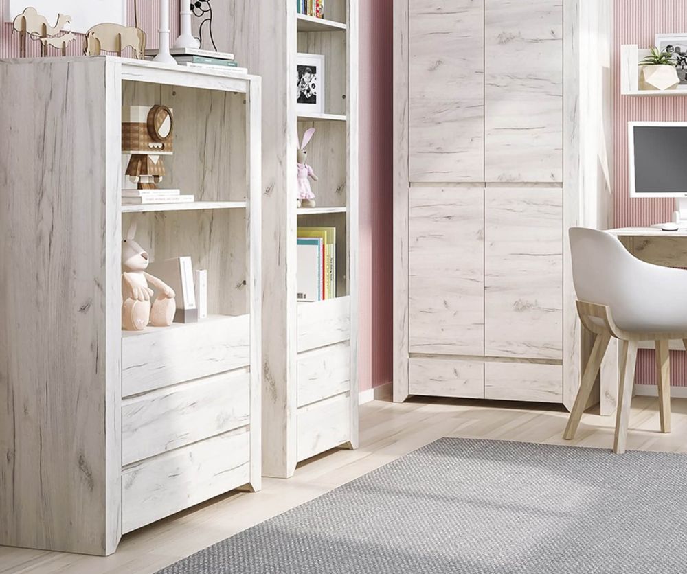 FTG Angel 3 Drawer Cupboard with Open Shelf