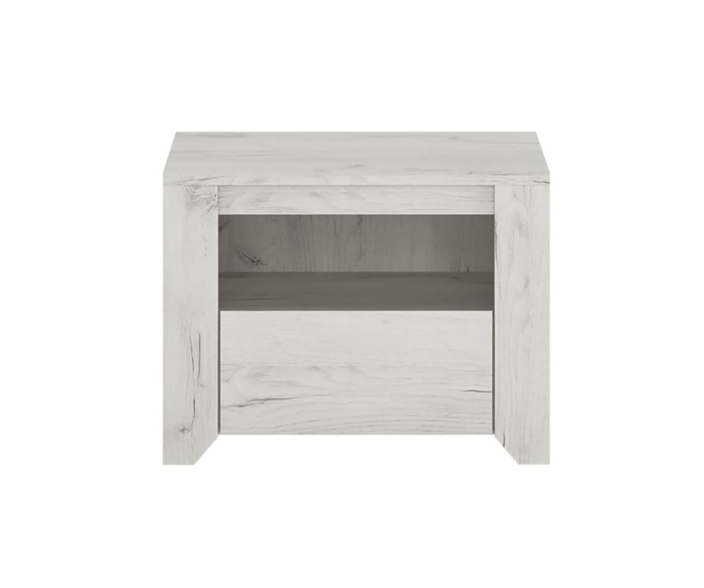 FTG Angle 1 Drawer Bedside Cabinet
