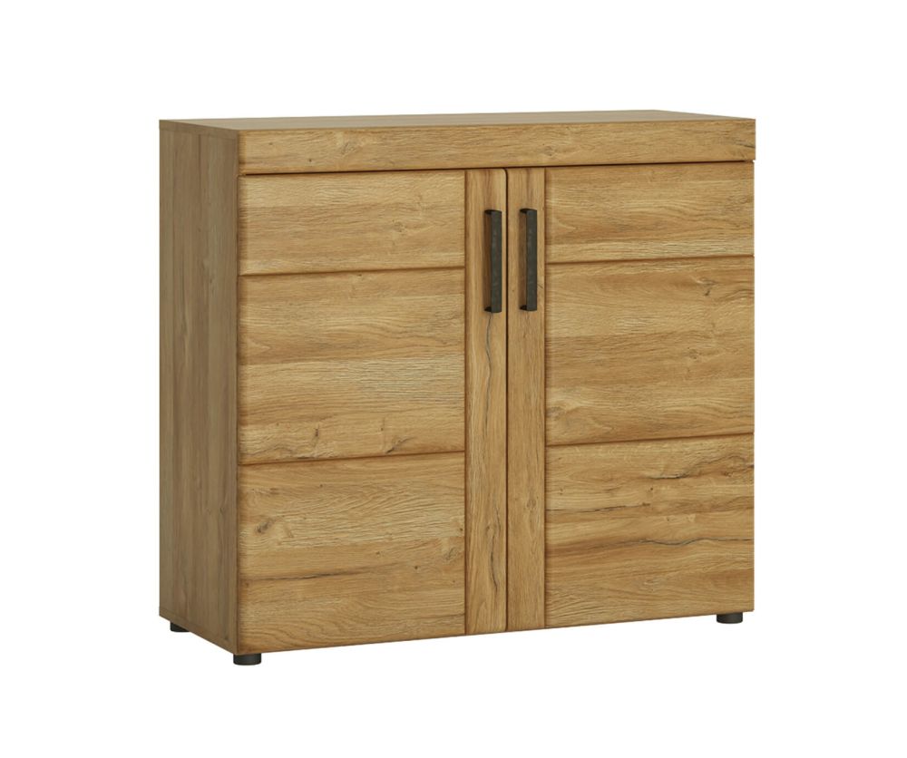 FTG Corrina 2 Door Cabinet in Grandson Oak Finish