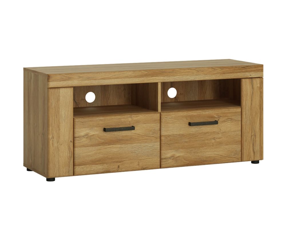FTG Corrina 2 Drawer TV Cabinet in Grandson Oak