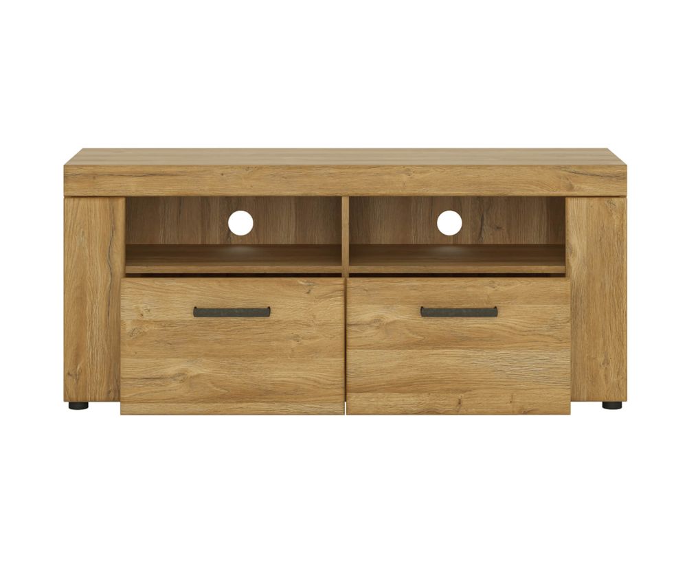 FTG Corrina 2 Drawer TV Cabinet in Grandson Oak