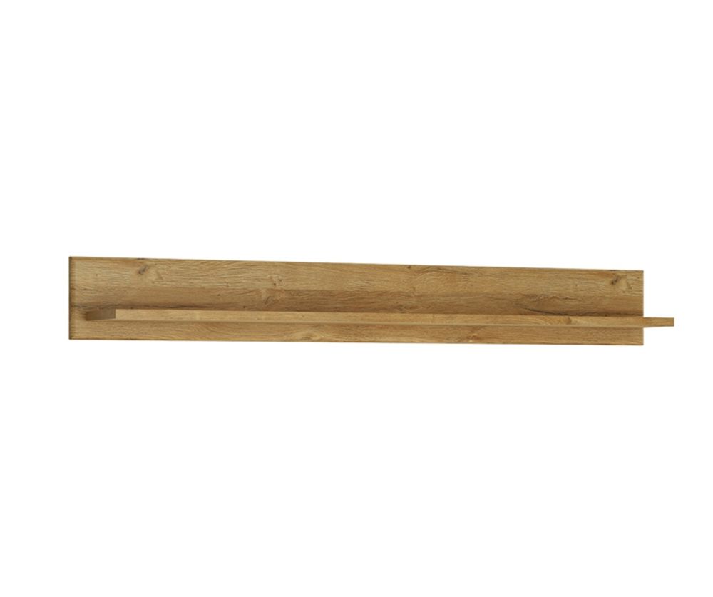 FTG Cortina Grandson Oak Wall Shelf 156cm