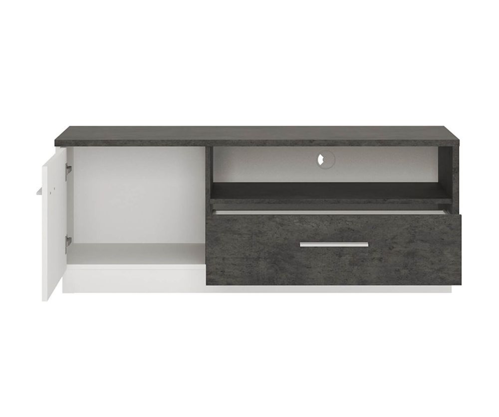 FTG Zingaro 1 Door 1 Drawer TV Cabinet