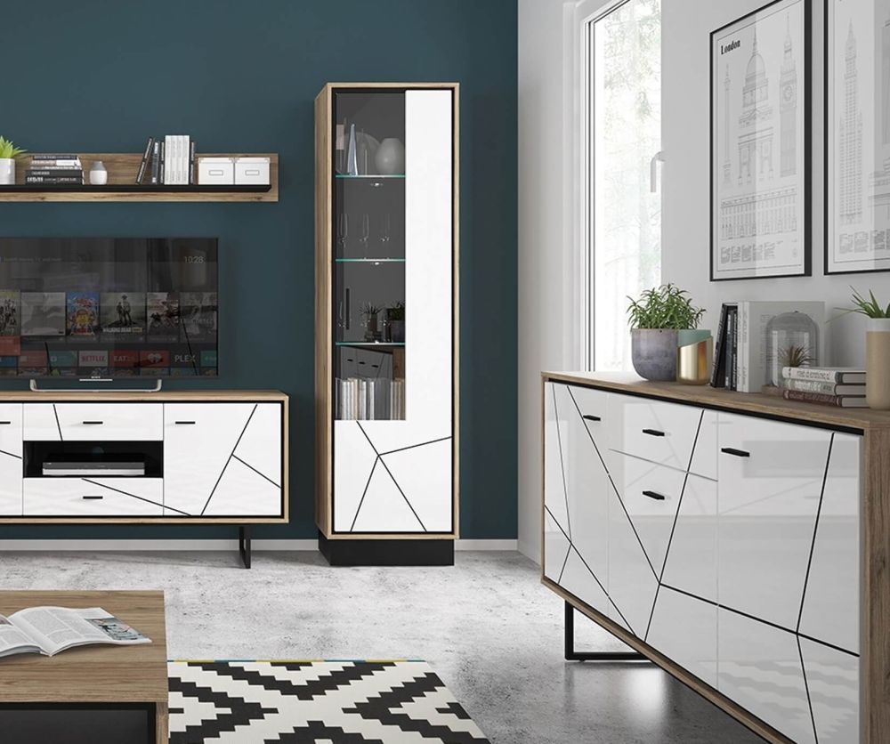 FTG Brolo Tall Glazed Display Cabinet (RH)