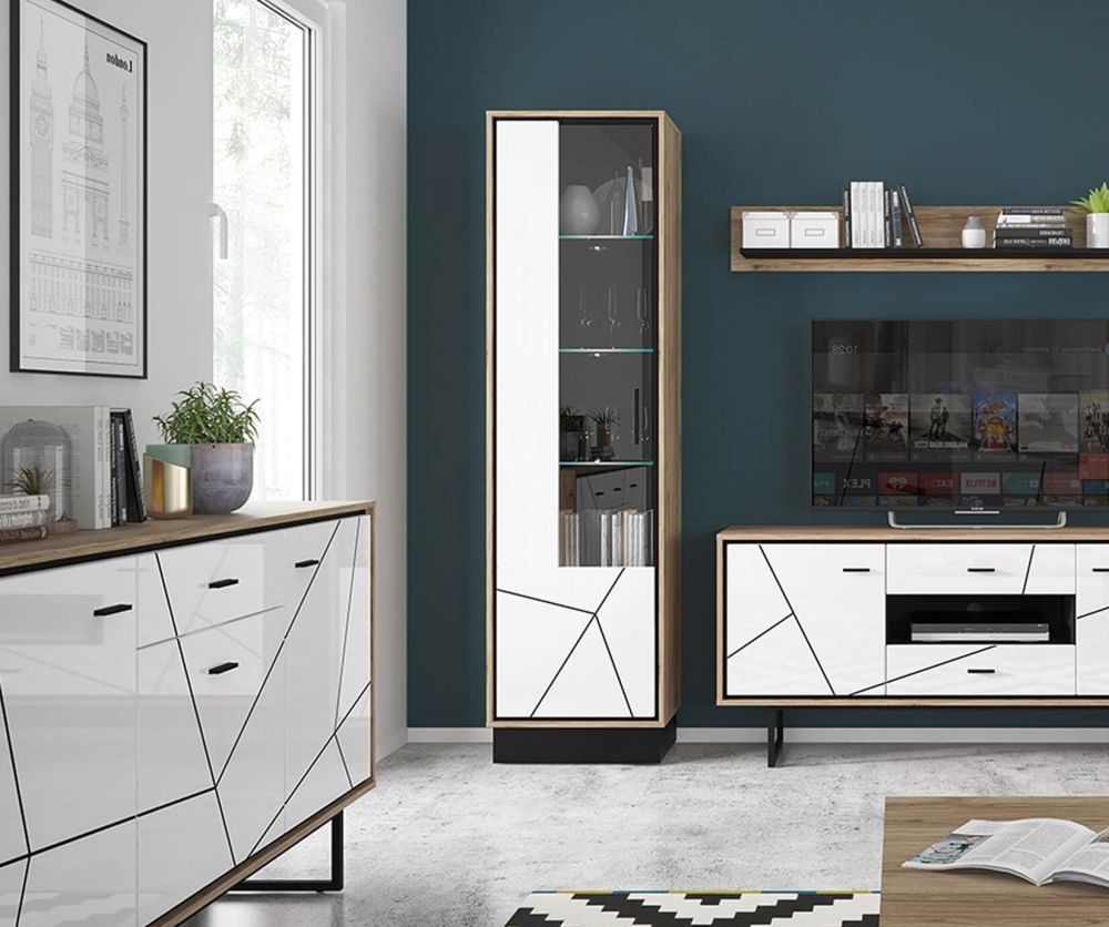 FTG Brolo Tall Glazed Display Cabinet (LH)