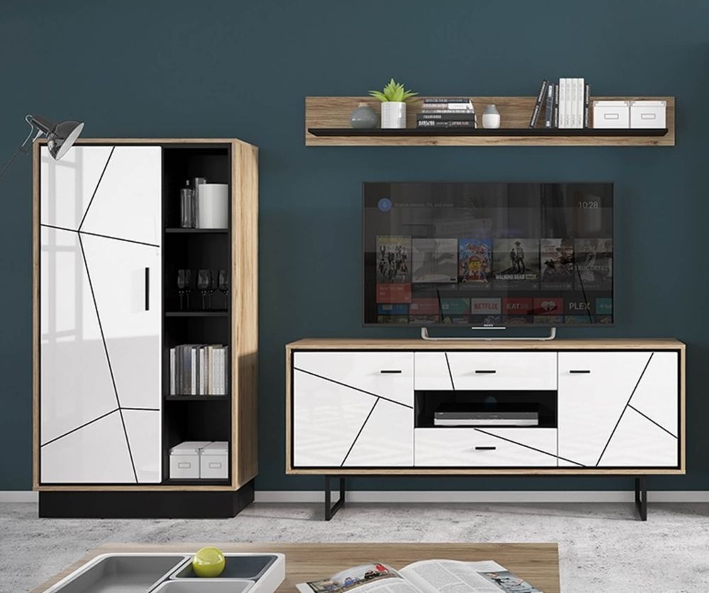 FTG Brolo 2 Door 2 Drawer TV Unit